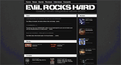 Desktop Screenshot of evilrockshard.net