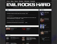 Tablet Screenshot of evilrockshard.net